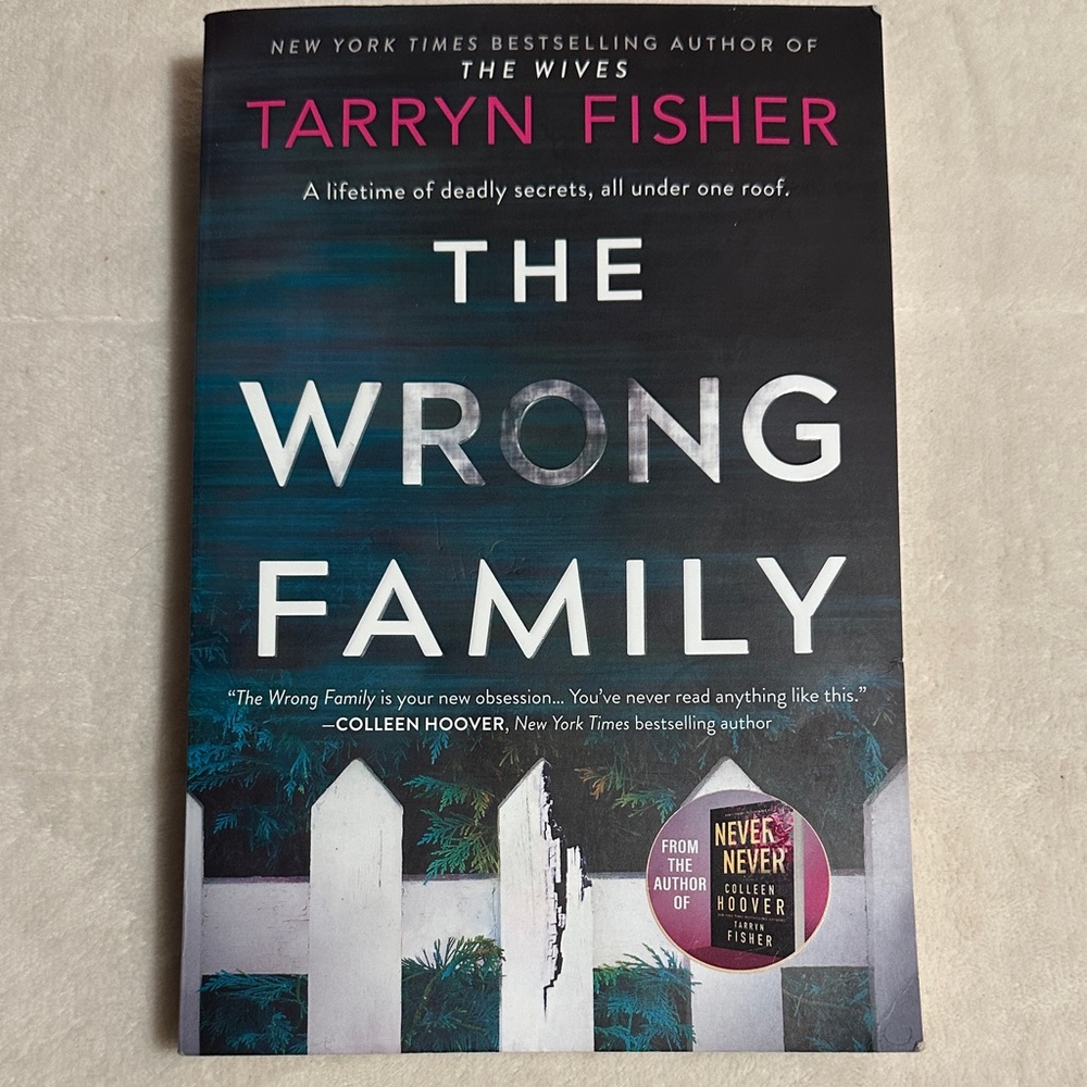 ⭐️2/$12⭐️Thriller The Wrong Family Tarryn Fisher